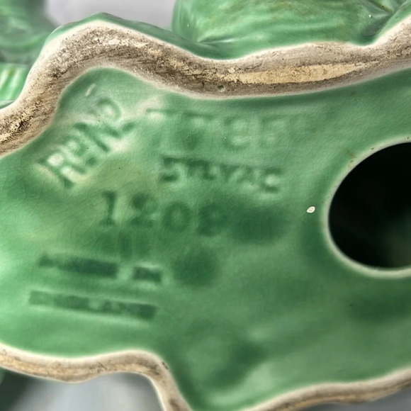 VINTAGE Sylvac Green Terrier Sitting Dog Figurine Made in England * Damaged  * - Picture 10 of 16